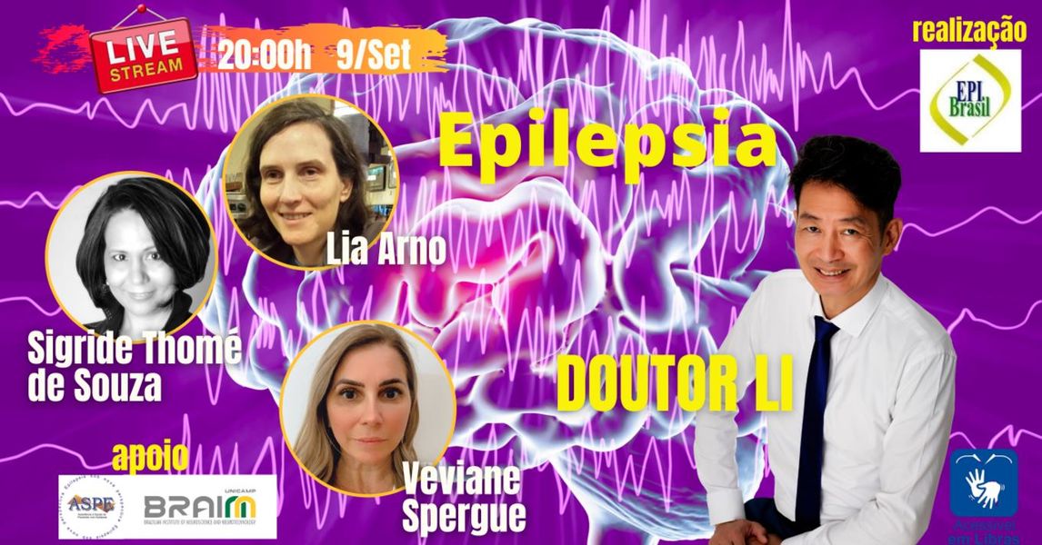 BRAINN - divulgacao live epilepsia BRAINN setembro 2021