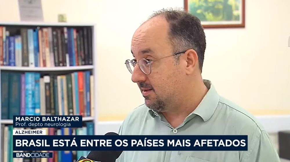 CEPID BRAINN - Dr Marcio Balthazar no Band Cidade - Materia sobre Alzheimer - Maio 2024